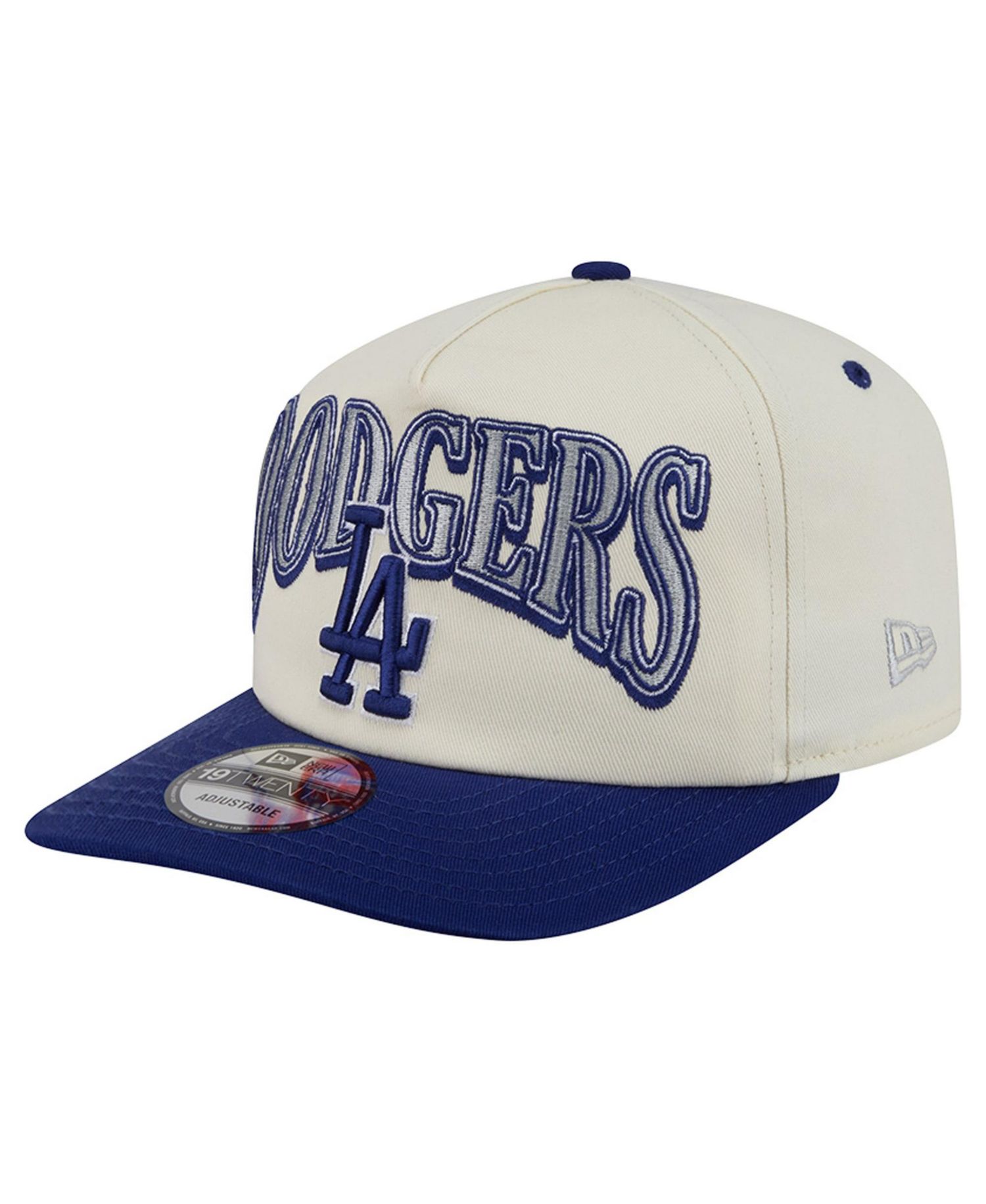 Men's Cream/Royal Los Angeles Dodgers Vintage 19TWENTY Adjustable Hat
