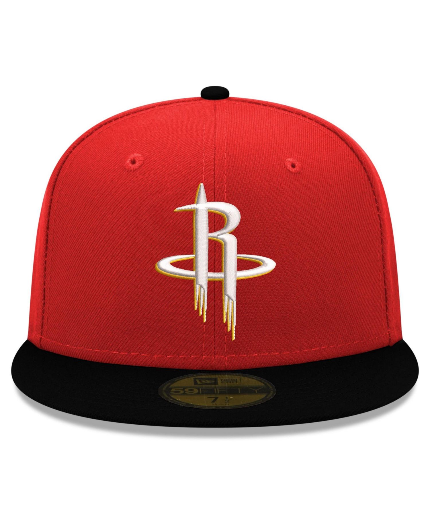 Men's Red/Black Houston Rockets 59FIFTY Fitted Hat