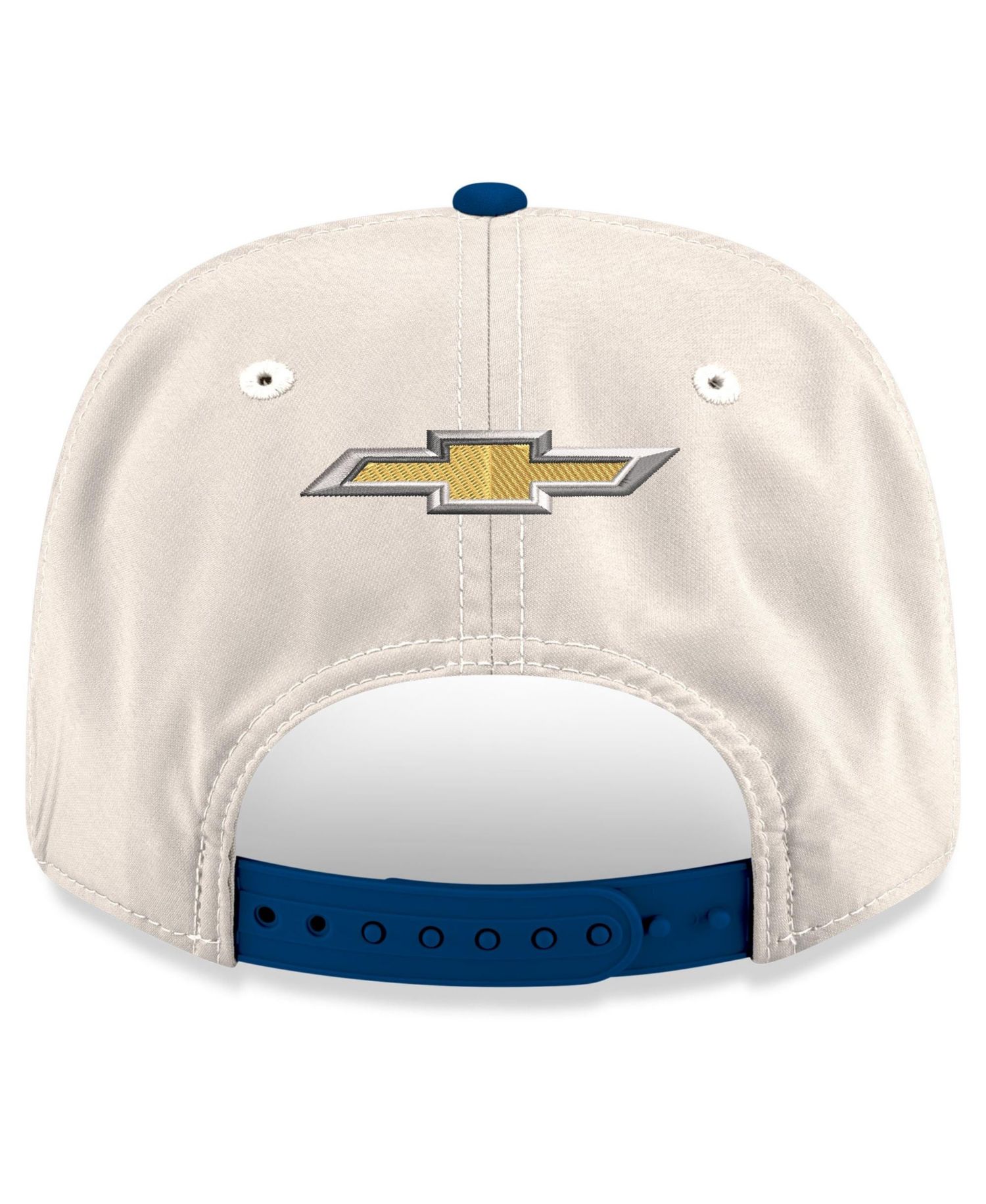 Men's Beige/Royal Chase Elliott 9SEVENTY Flag Stretch-Snap Hat