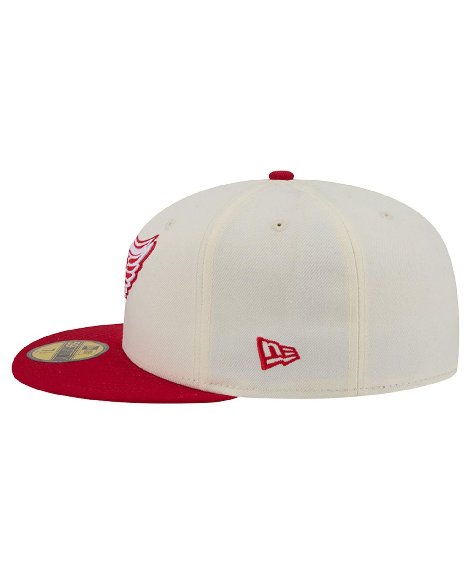 Men's Cream Detroit Red Wings America's 250th Two-Tone 59FIFTY Fitted Hat