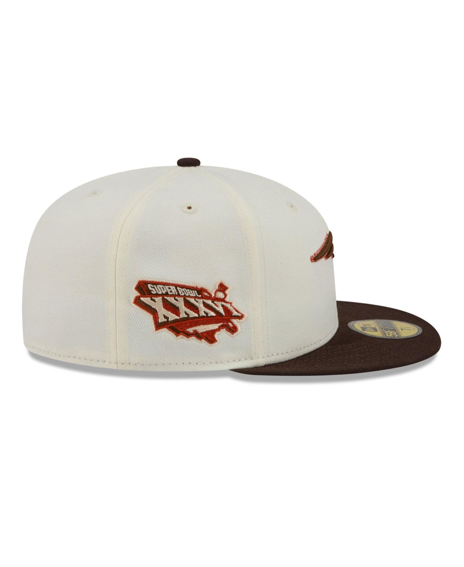 Men's Cream/Brown New England Patriots Pumpkin Spice 59FIFTY Fitted Hat