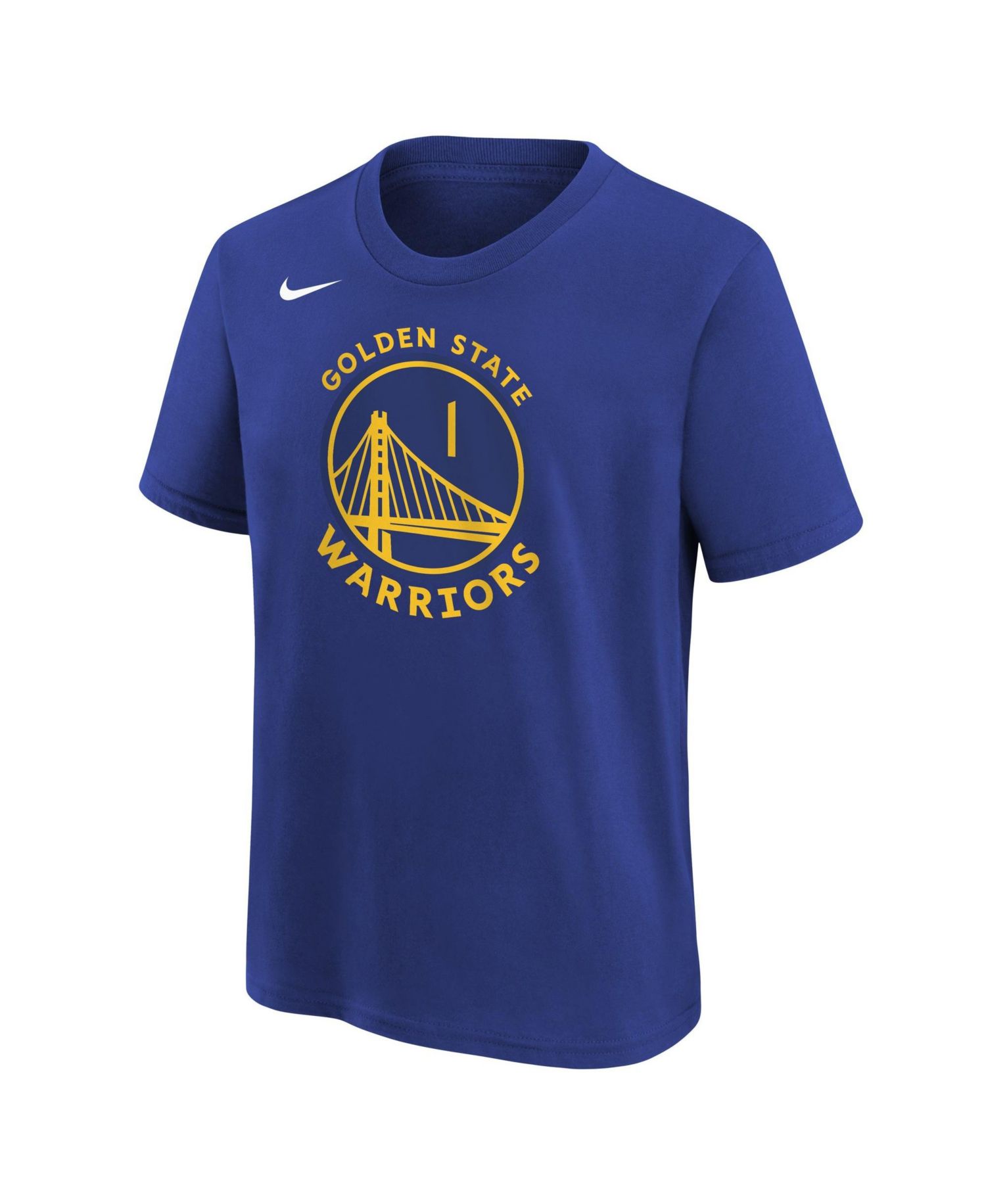 Big Boys and Girls Yaxel Lendeborg Royal Golden State Warriors Icon Name & Number T-Shirt