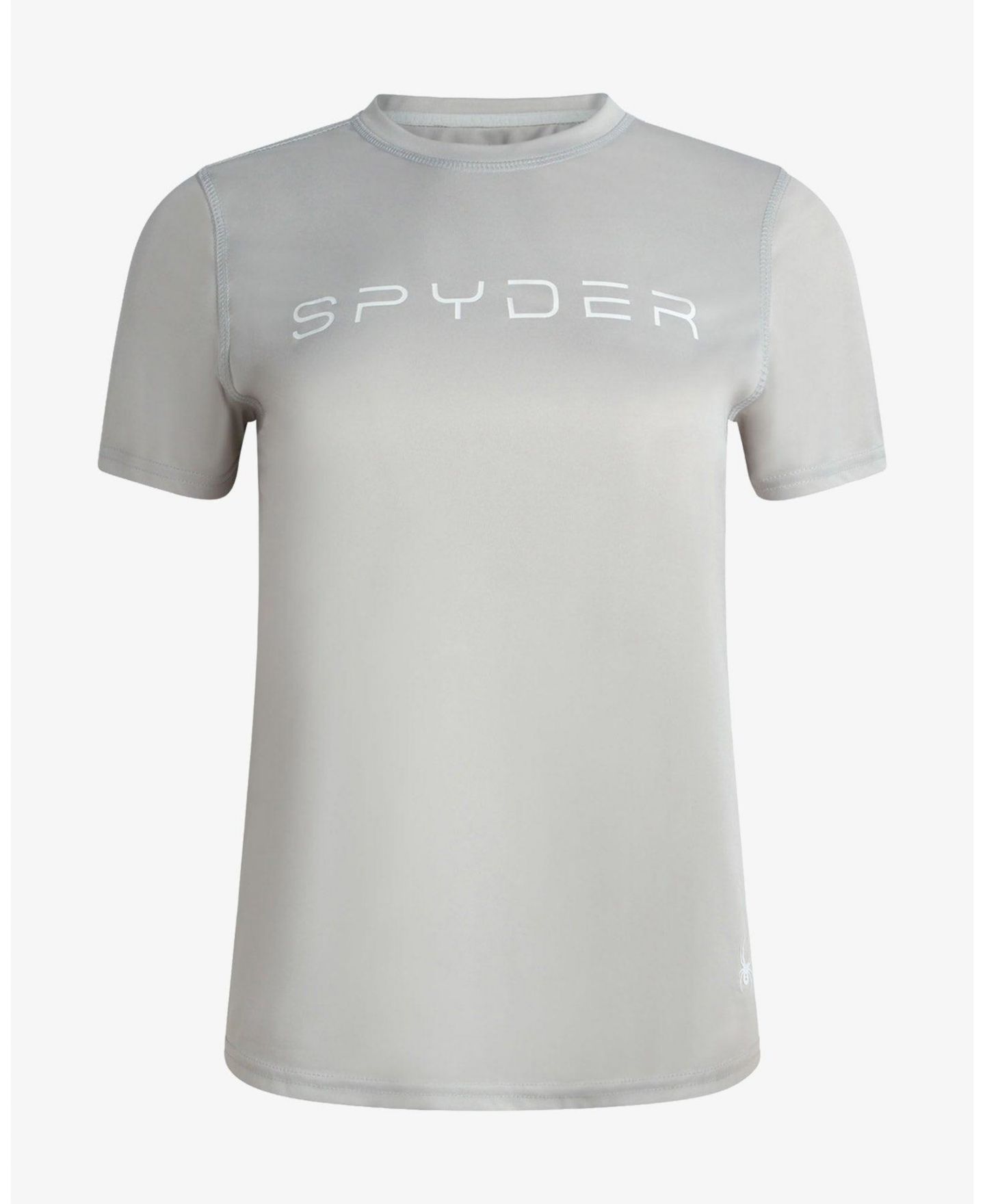 Женская футболка Spyder Scoop Neck Active Short-Sleeve, цвет: Серый — фото 2