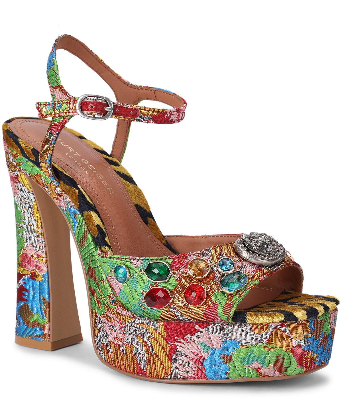 Kurt Geiger London Women's Chelsea Platform Sandals - Open Red