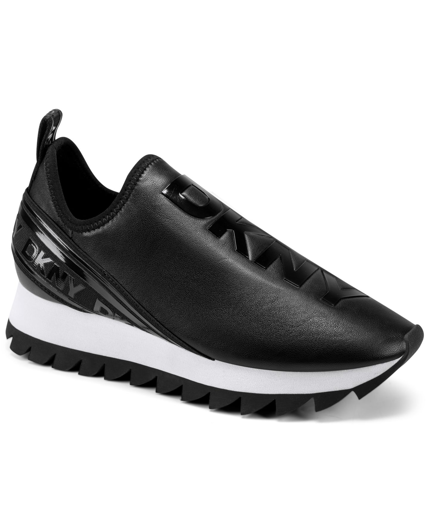 Женские кроссовки DKNY Abbi Slip-On, цвет: Чёрный, вариант 1 — фото 1