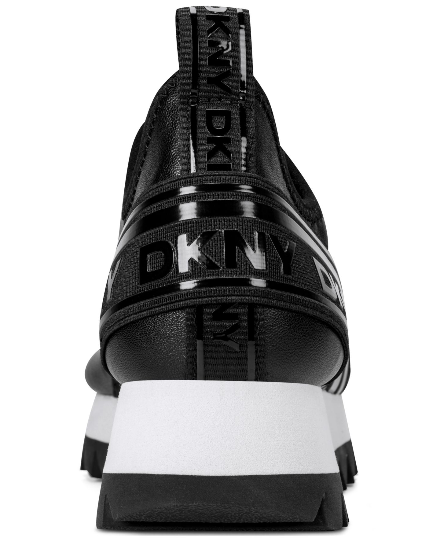 Женские кроссовки DKNY Abbi Slip-On, цвет: Чёрный, вариант 1 — фото 3