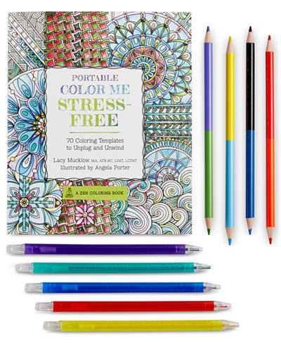 Quarto Color Me Stress Free Portable Coloring Kit