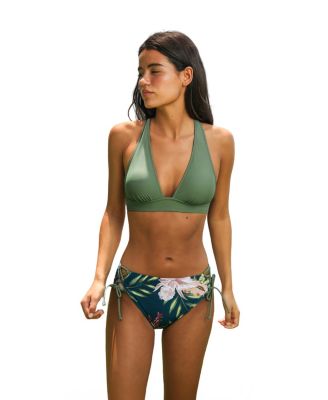 Women's Wide Strap Tie Side Bikini Set