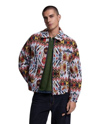 Men's Patchwork print jacket