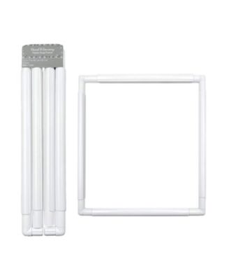 17 Inch Universal Clip Frame Square Plastic For Embroidery Cross Stitch Crafts
