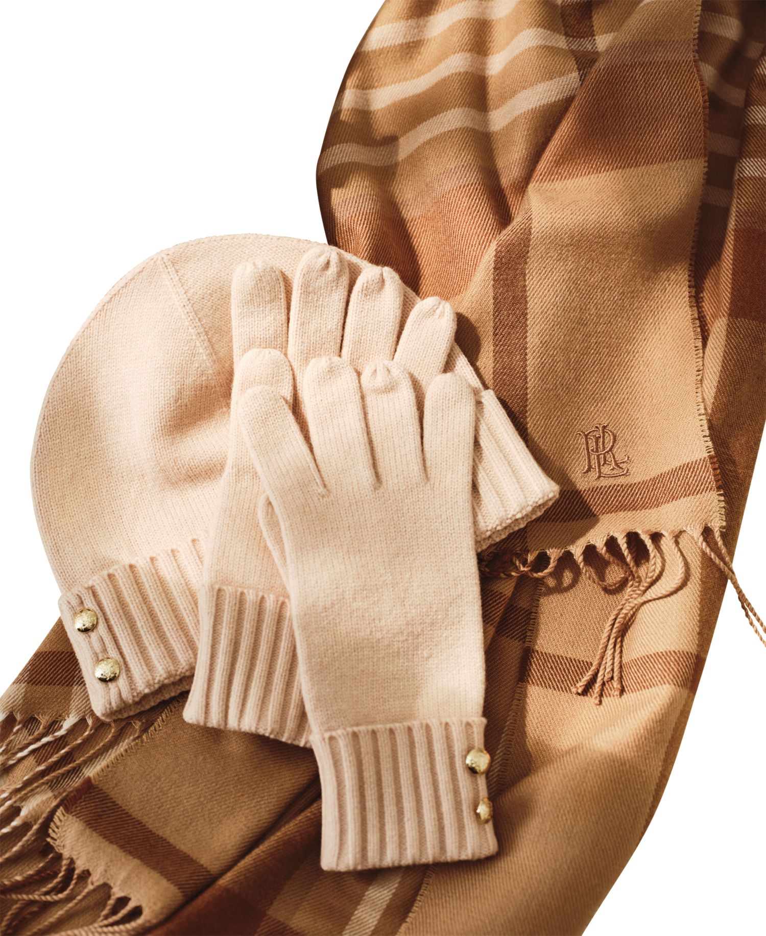 Crest Knit Gloves