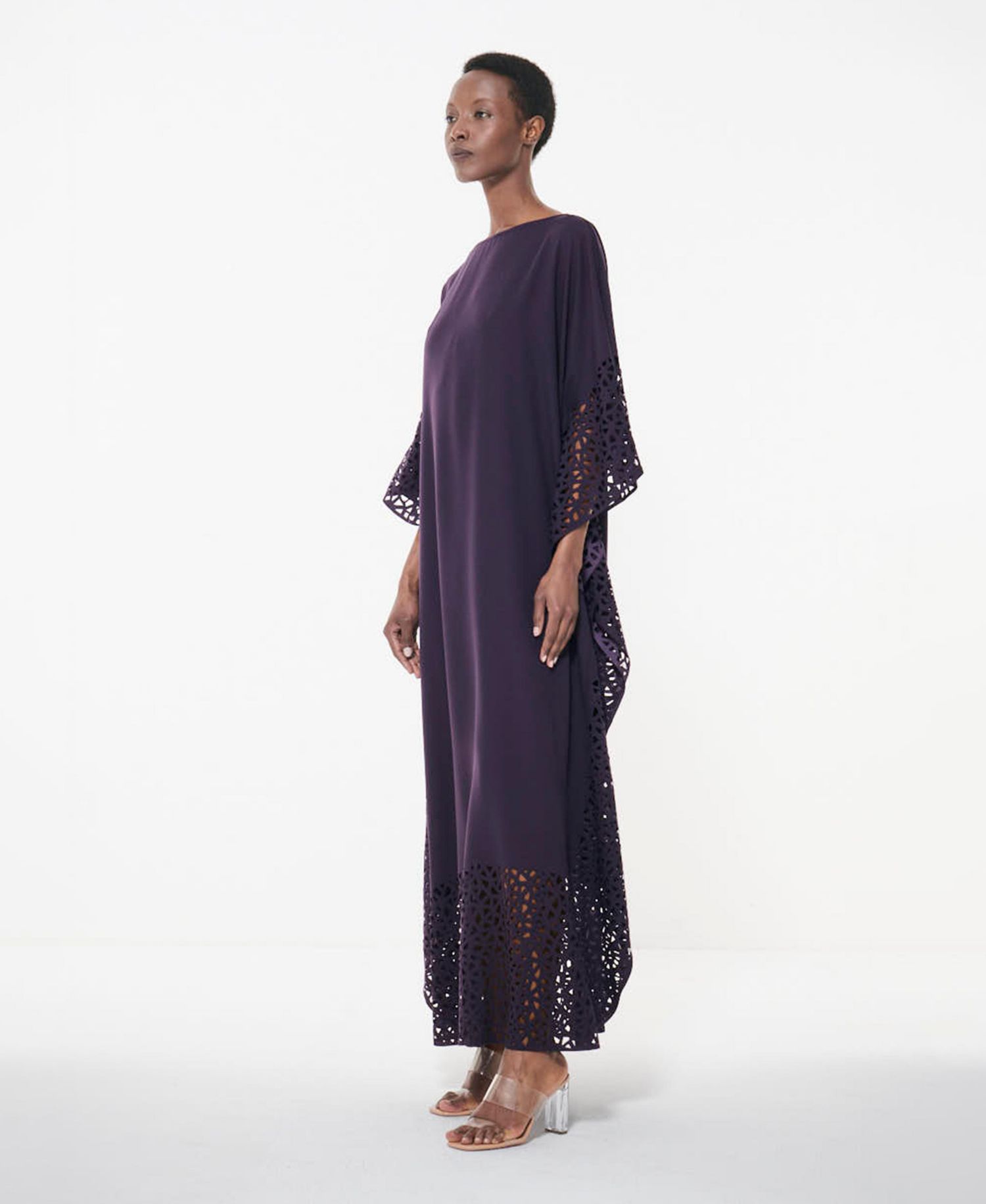 Women's Laser-Cut Loose-Fit Kaftan
