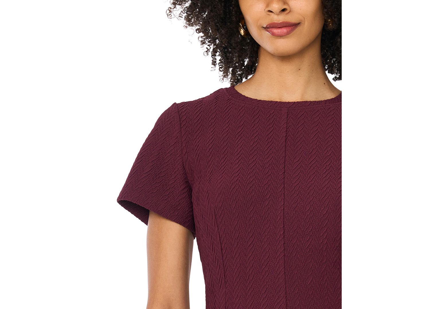 Women's Crewneck Peplum T-Shirt