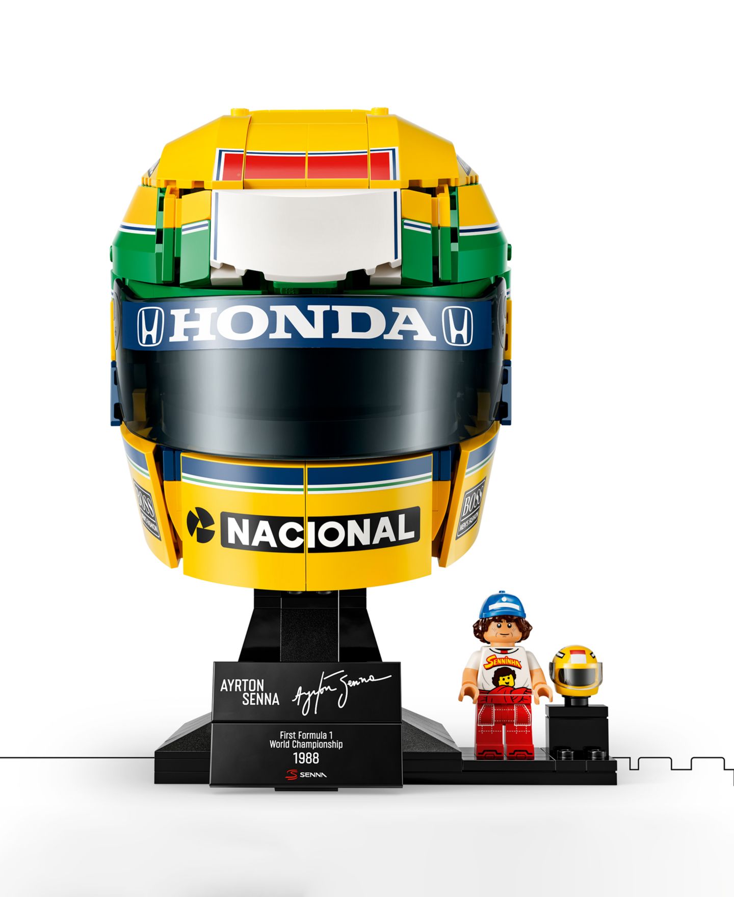 Детский конструктор LEGO® Editions Ayrton Senna Helmet 43024 931-Piece Building Set, Ages 14+ — фото 5
