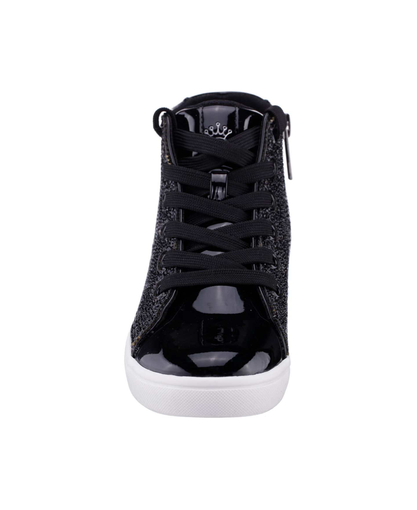 Кроссовки Nina Kula Crystal Accents Non-Slip High-Top Sneakers для девочек, цвет: Чёрный — фото 3