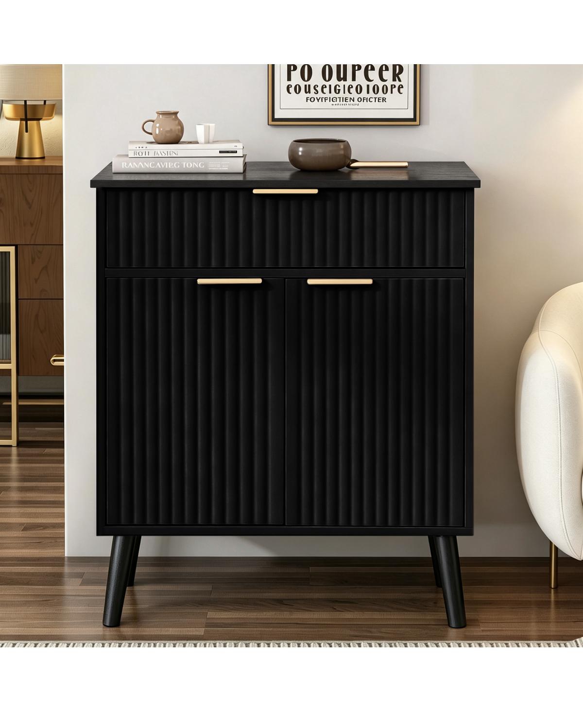 Streamdale Furniture Kitchen Storage Cabinet with Drawers, Doors