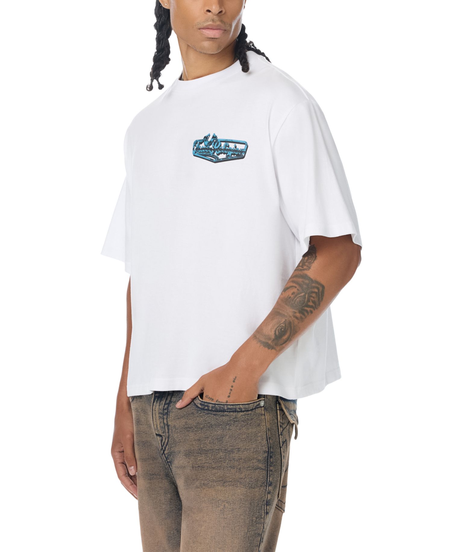 Men's Chrome Logo Boxy Heavyweight T-Shirt