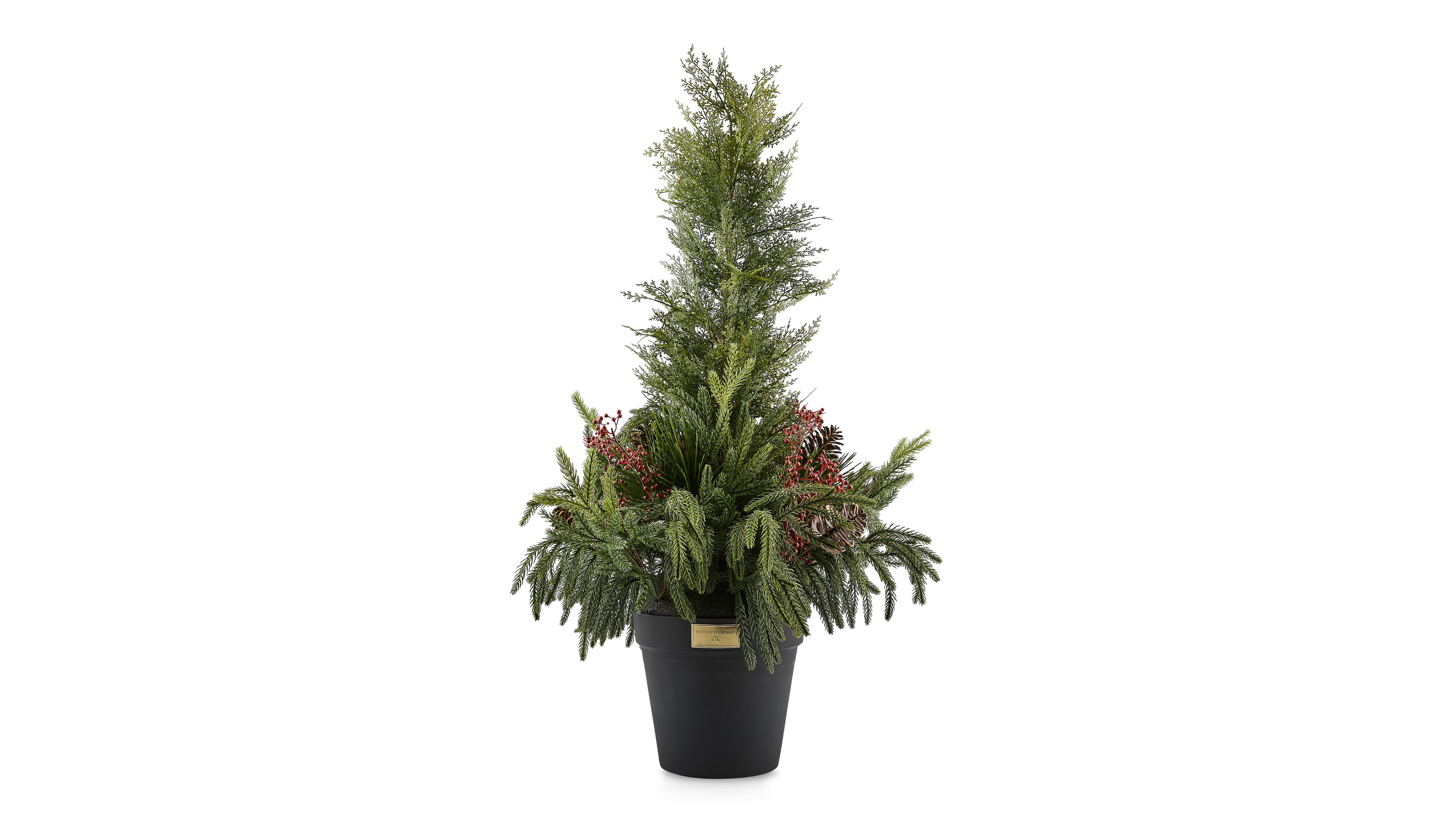 MacKenzie-Childs Holiday Cedar Tree Urn Filler