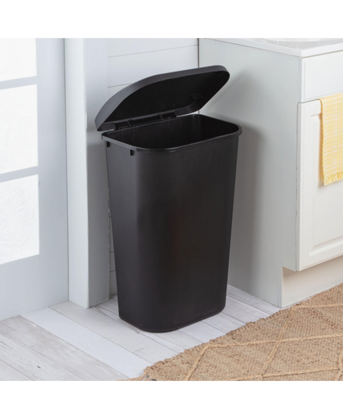 Sterilite 11.3 Gal Lift Top Lid Wastebasket Kitchen Trash Can