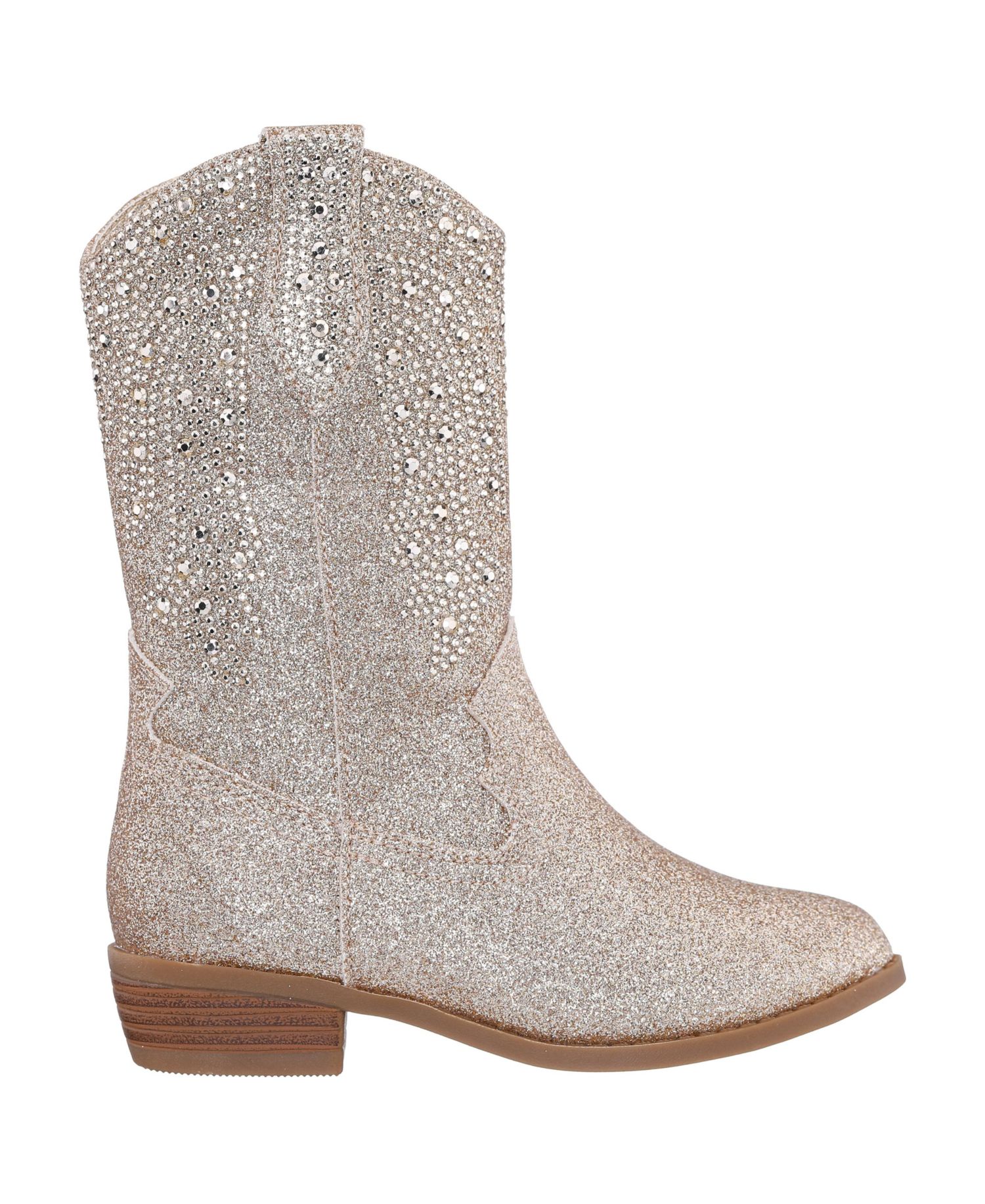 HAWLEY Little Girl Glitter side zip Cowboy Boots