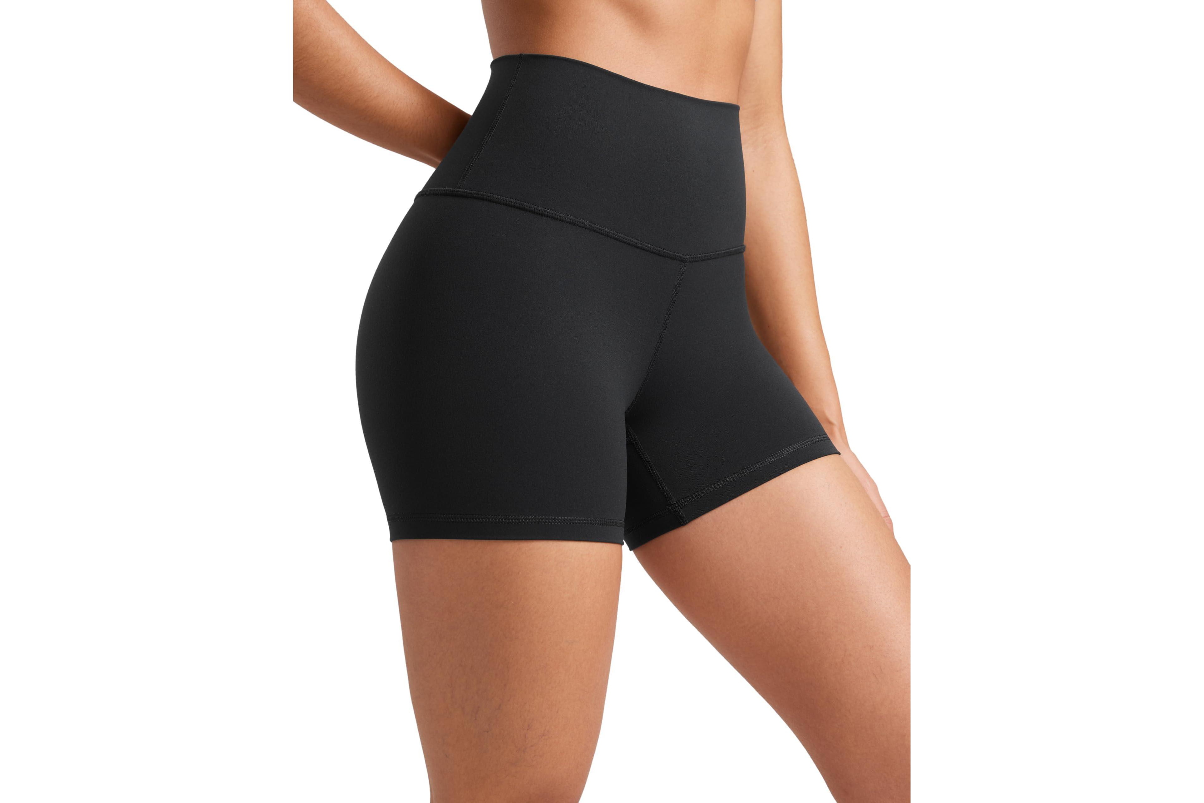 Furlihong Women's Butterluxe High-Rise Yoga Shorts, 4" Inseam