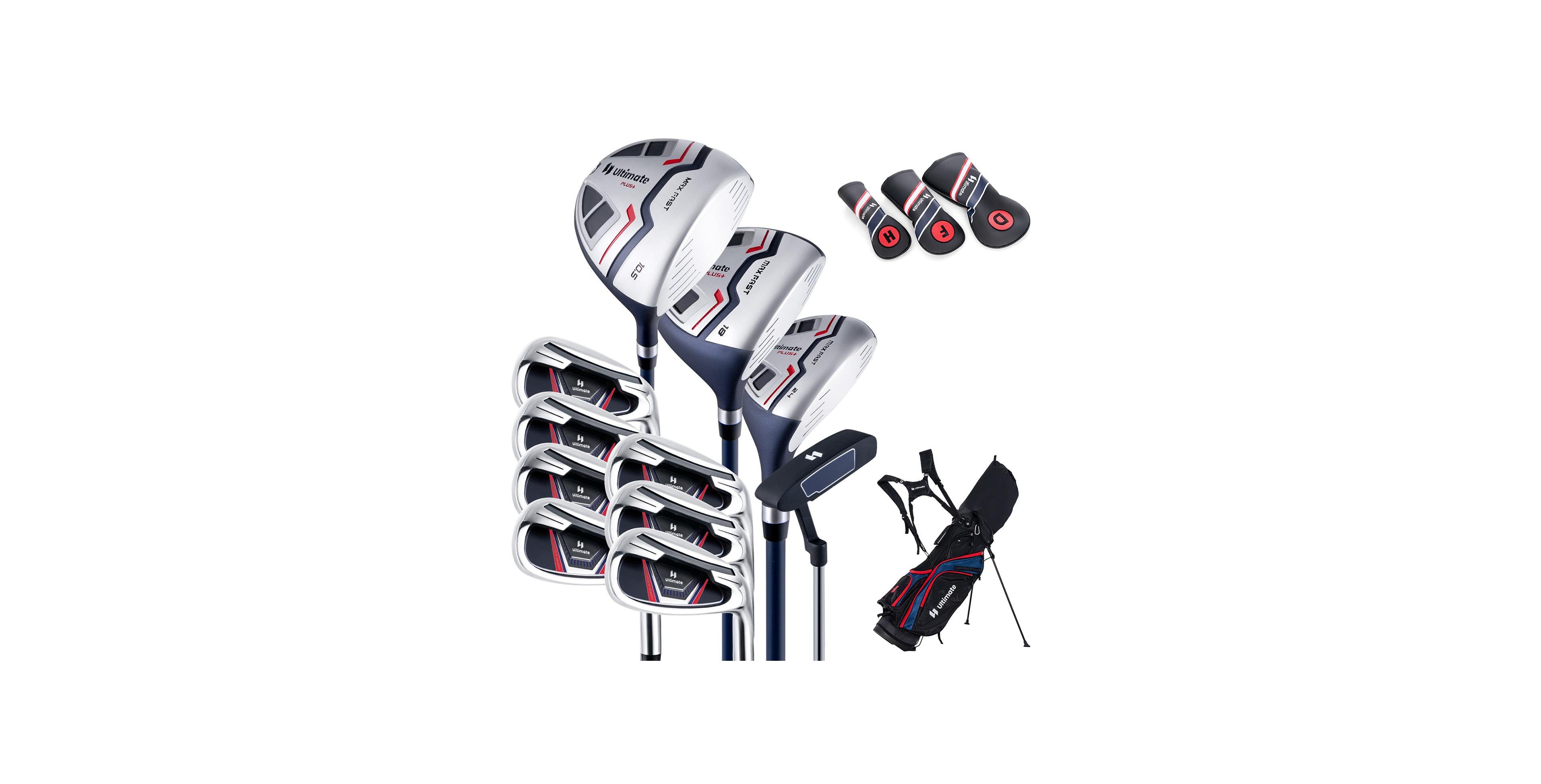 Mecale 11-Piece Complete Golf Club Set with Stand Bag and Head Covers