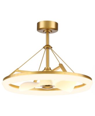 30 Modern 3CCT LED Fandelier Ceiling Fan with Light and Remote