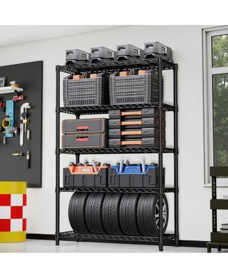 1750 lbs 5-Tier Steel Wire Storage Shelving Unit Utility Rack Organizer