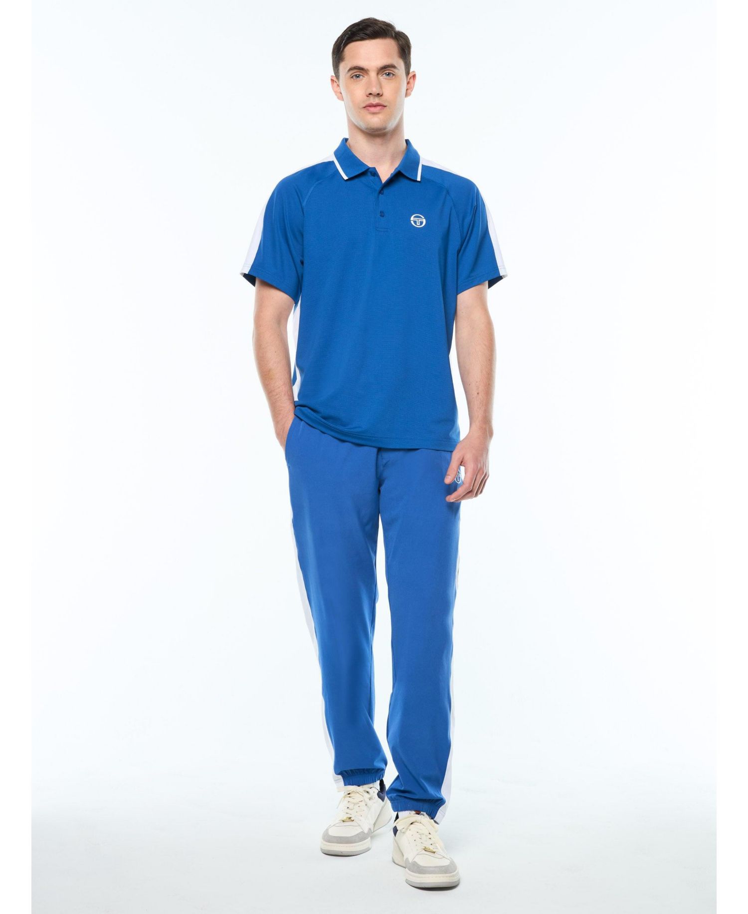 Men's Trattino Performance Short-Sleeve Polo