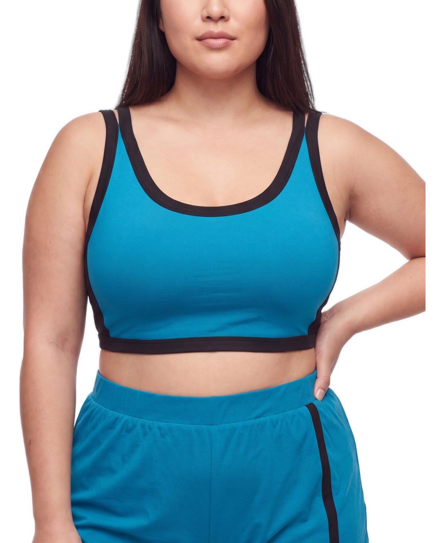 Plus Size Super Soft Performance Jersey Active Bra