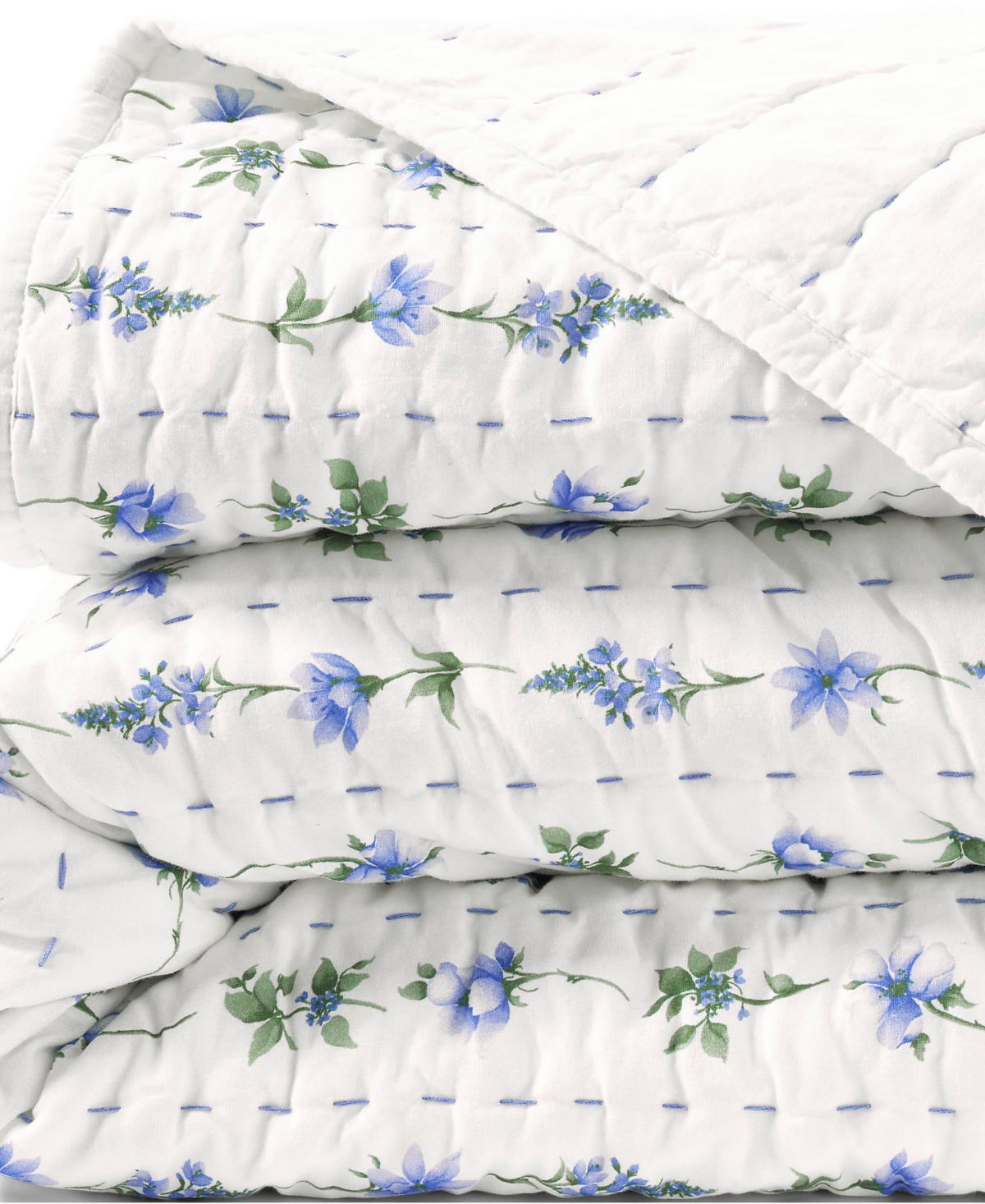 Lands' End Printed Seed Stitch Quilt