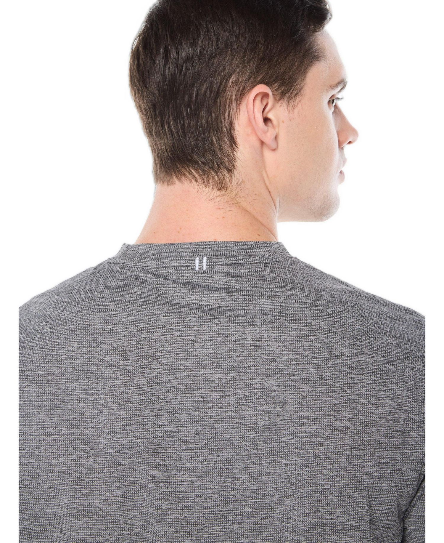 Men's Affondo Crew Neck Regular-Fit T-Shirt with Back Media Pocket