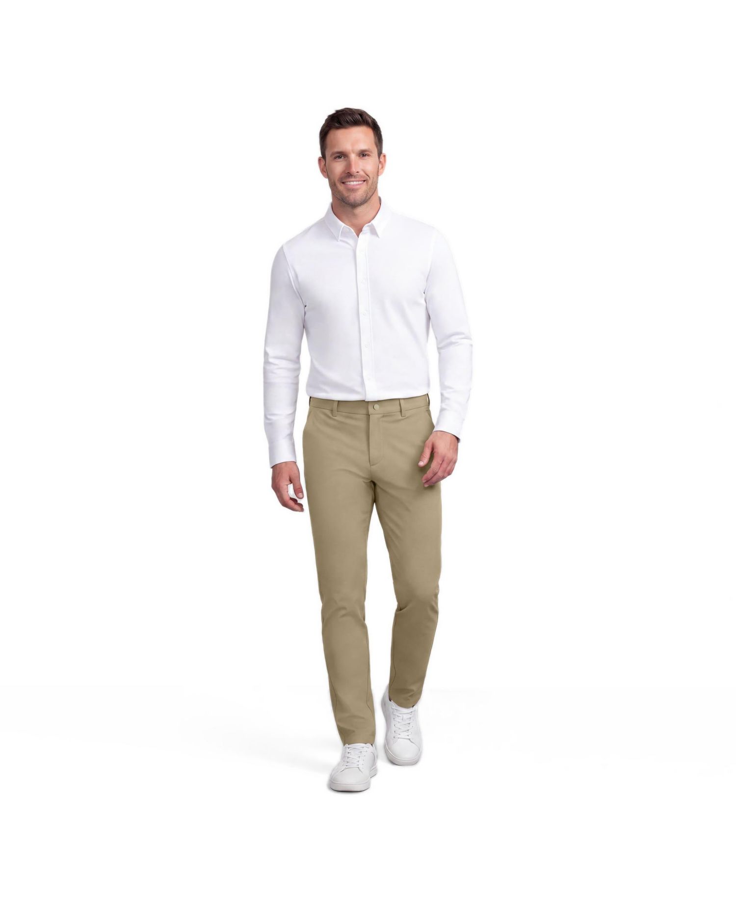 Men's Jetsetter Flat-Front Straight-Fit Casual Pants
