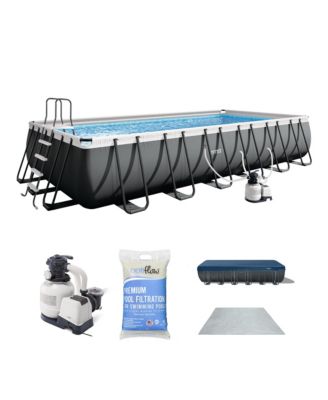Ultra XTR 24' x 12' x 52" Above Ground Pool and OptiFlow Premium Filter Sand