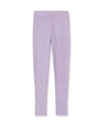 Girls' 4-16 Brushed Rib Knit Pull-On Heavier Weight Leggings