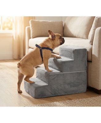 Staircase ramps designed for small dogs and cats, high-density foam curved pet steps, dog steps