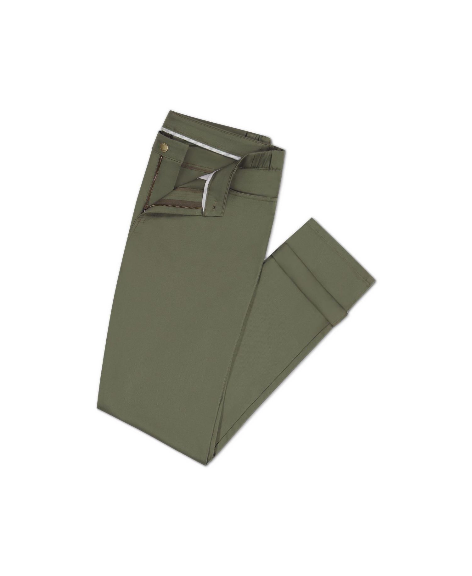 Men's Charter Straight-leg Cotton-Lyocell Blend Travel-ready Pants