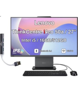 ThinkCentre Neo 50a Gen 5 27" All-in-One Desktop with Intel Core i5-13420H