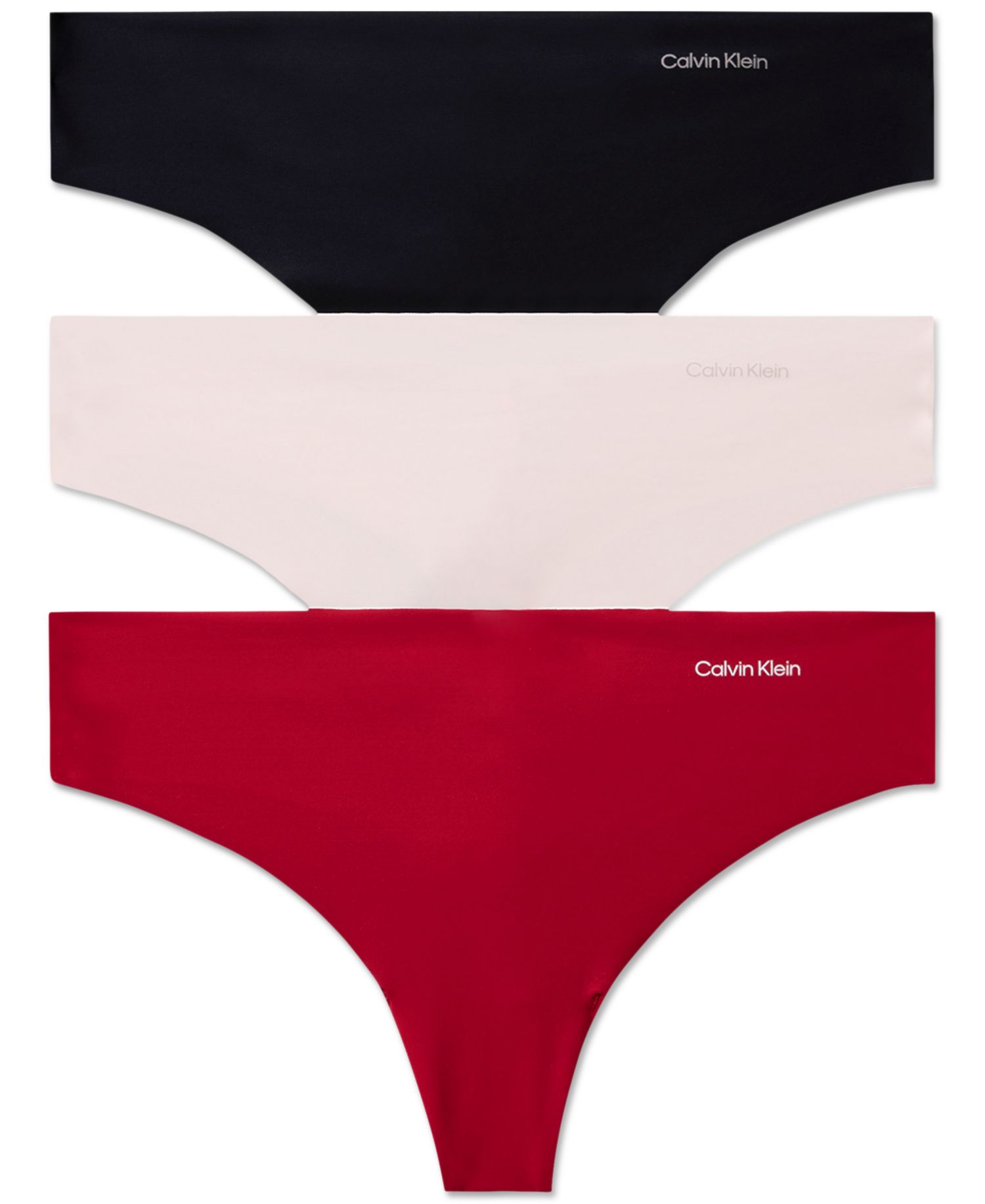 Women's Invisibles Thong Underwear 3-Pack QD3558