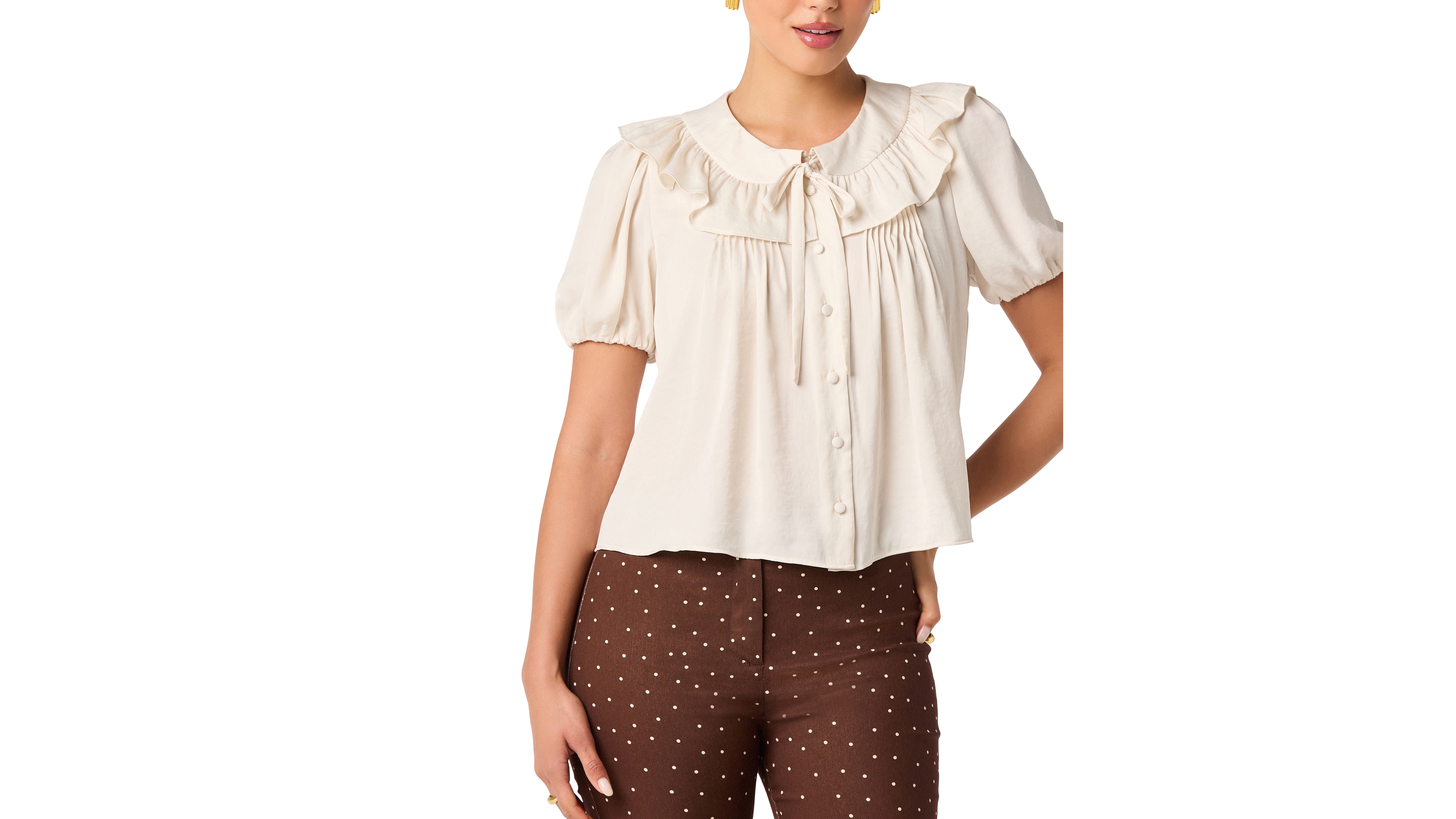 Astr the Label Women's Zayne Short-Sleeve Top