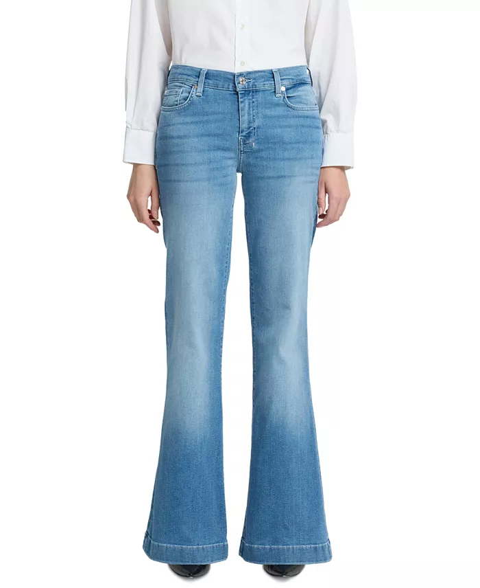 Women's Dojo Tailorless Mid-Rise Flare Slim Illusion Jeans