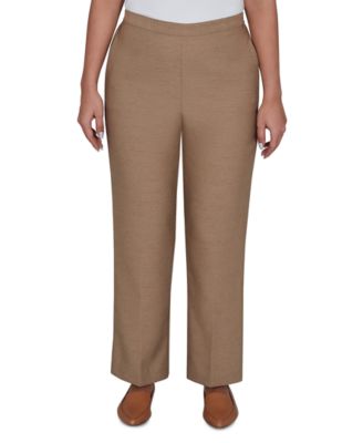Petite Union Square Pull-On Straight Leg Pants