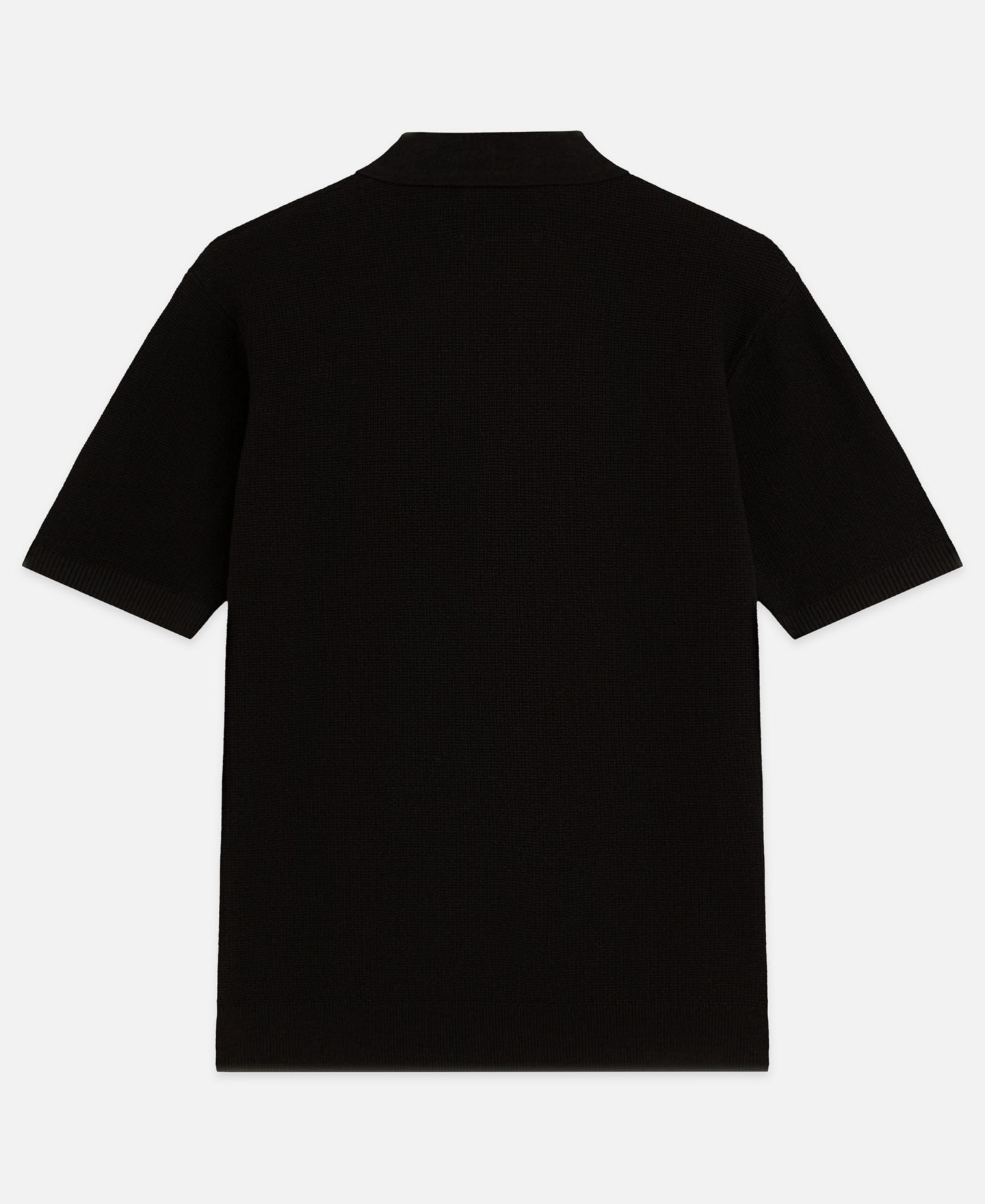 Мужское поло SCOTCH & SODA Structured Knitted Short-Sleeve Polo Shirt, цвет: Meteorite — фото 3