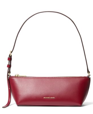 MICHAEL Laila Small East West Leather Small Pouchette Handbag