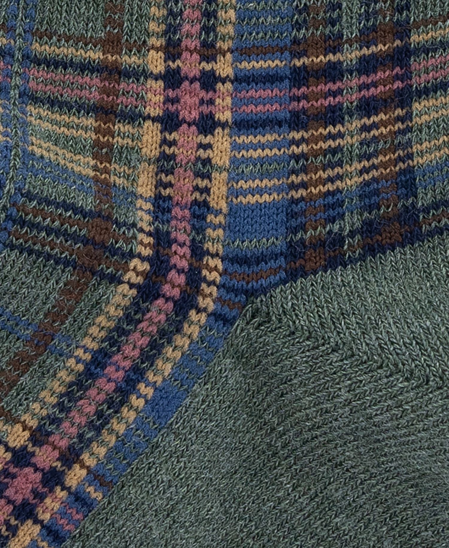Men's Knit In Critters/Plaid Crew Socks, 2-Pack