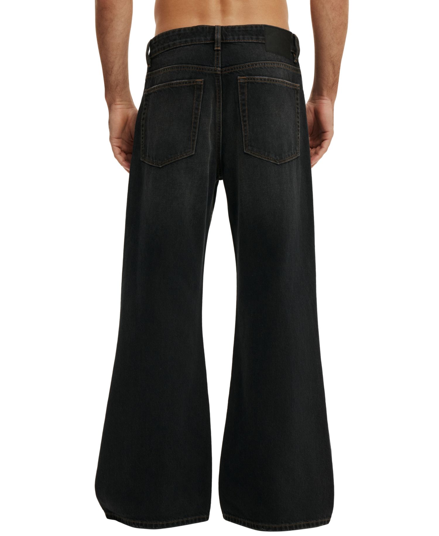 Men's Baggy Bootcut Jean Rigid Jeans