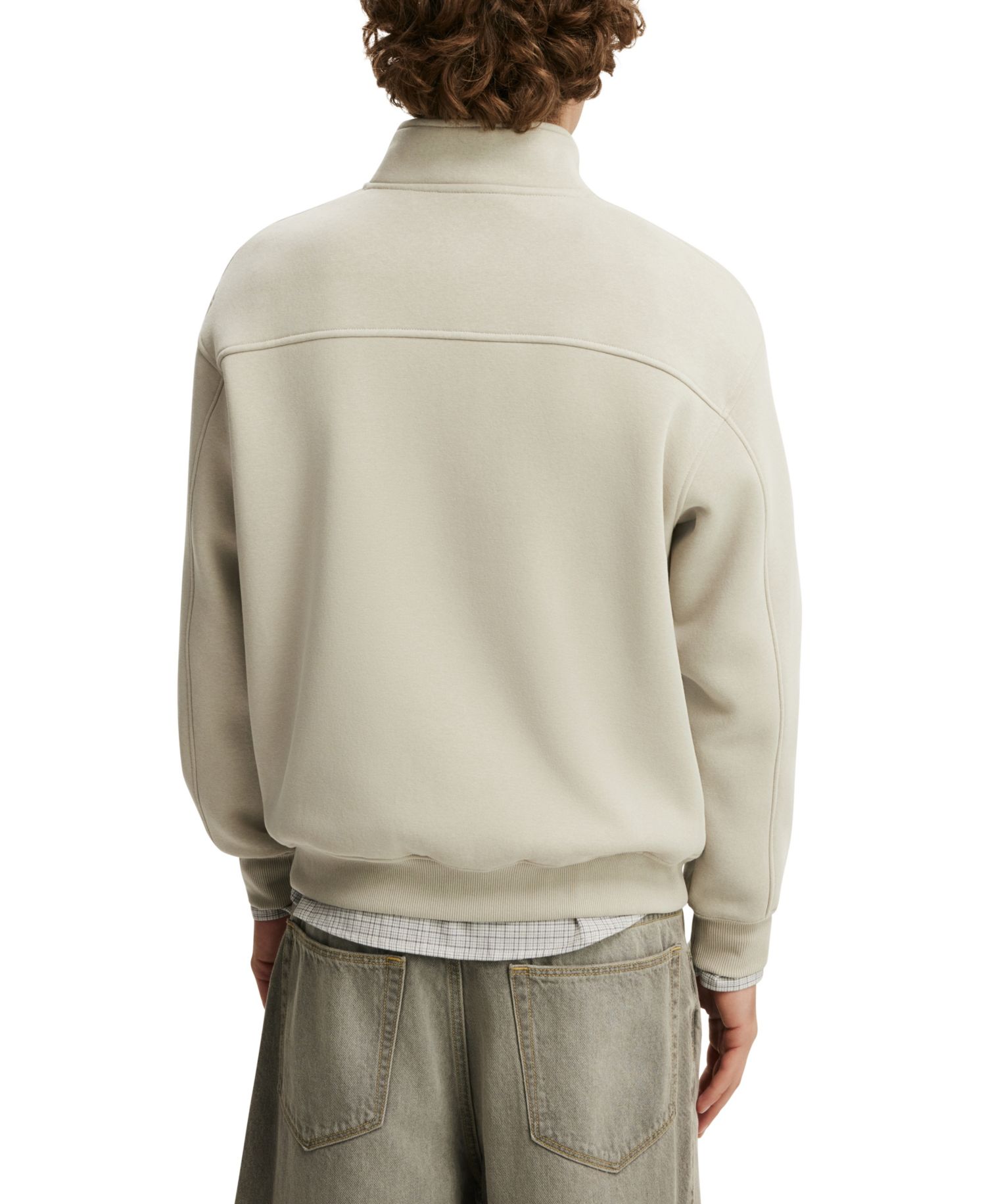 Men's 14 Zip Fleece Mock Neck Pullover