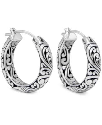 Sterling Silver Small Hoop Earrings