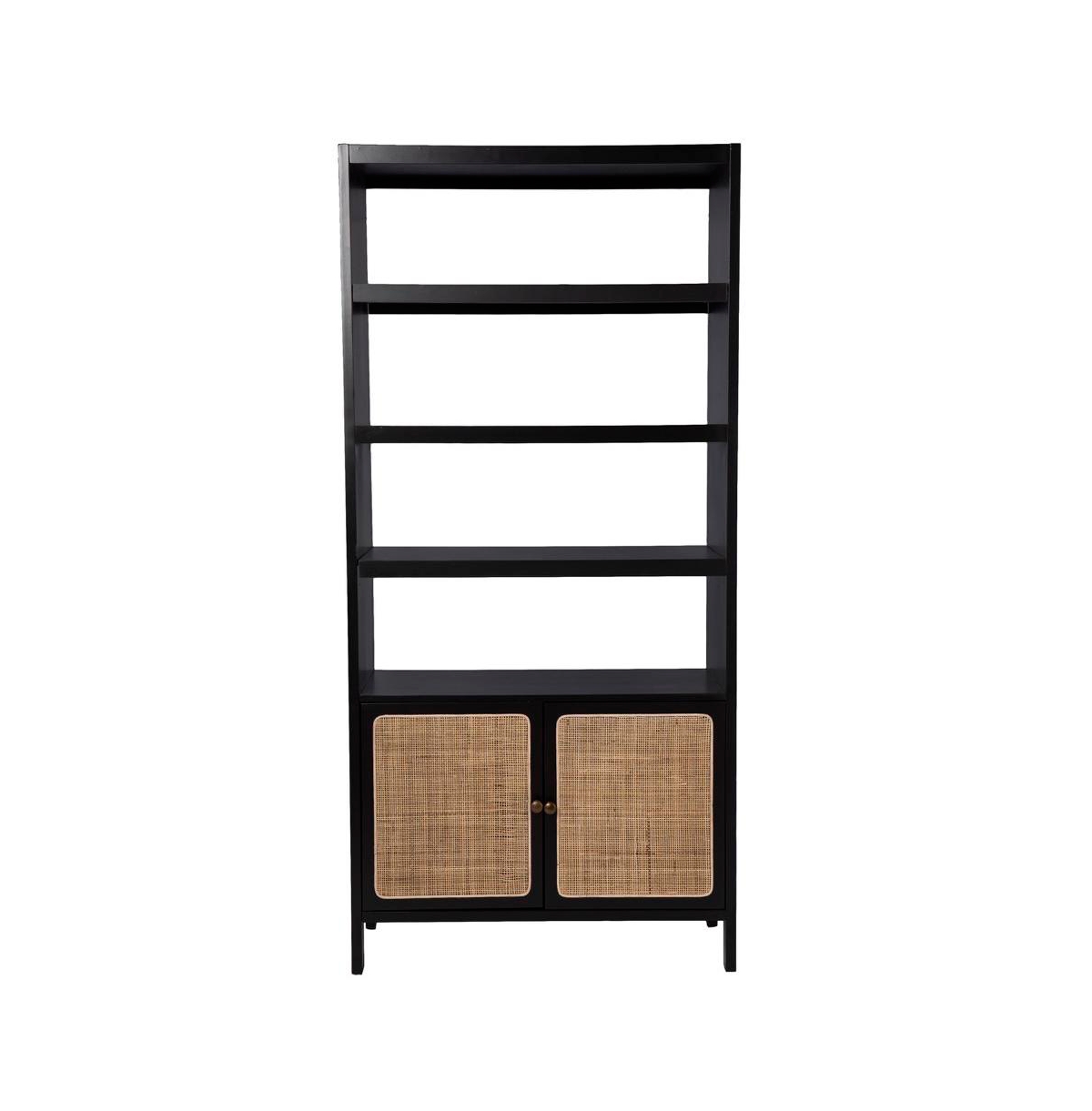 Augusta Home Carondale Bookcase Storage Shelf - Black
