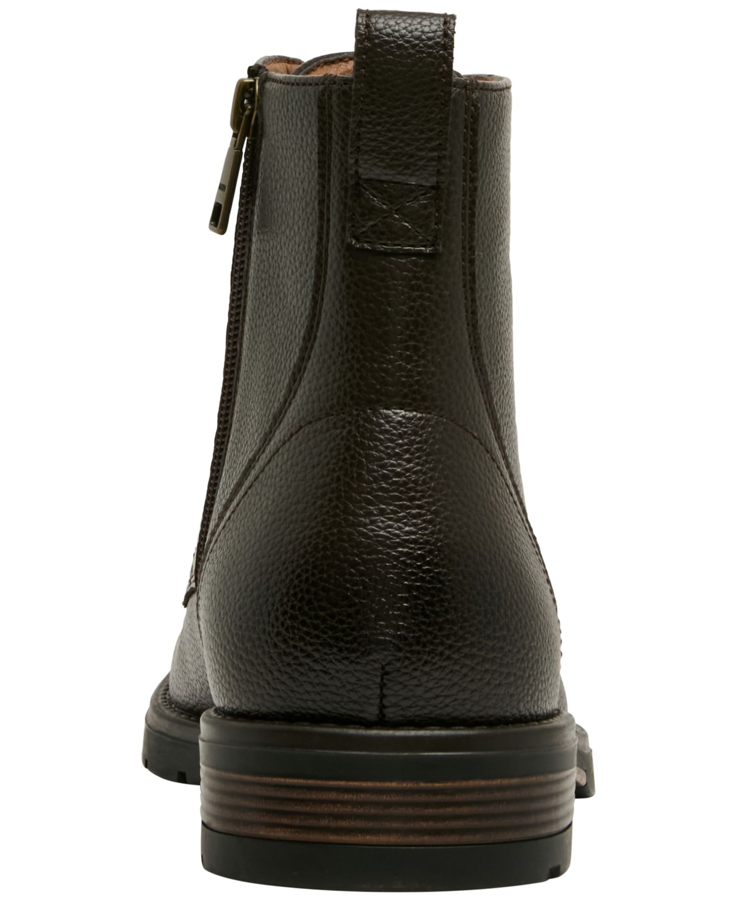 Men's Mmetty Combat Round Toe Faux Leather Boots
